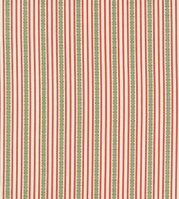Barneby Stripe Fabric by Sanderson Berry/Leaf