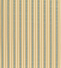Barneby Stripe Fabric by Sanderson Honey/Teal