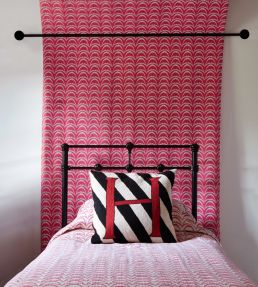 Arcade Fabric by Barneby Gates Pastel Pink