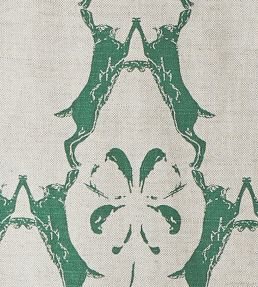 Boxing Hares Fabric by Barneby Gates Green
