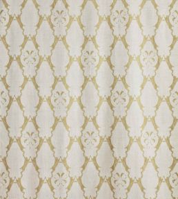 Boxing Hares Fabric by Barneby Gates Gold
