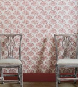 Scallop Shell Wallpaper by Barneby Gates Red