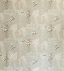 Fresco Birds Wallpaper by Barneby Gates Natural