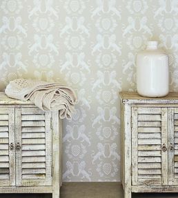 Heraldic Lion Wallpaper by Barneby Gates Stone