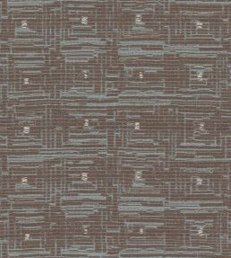 Barry FR Fabric by Zimmer + Rohde Blue/Brown