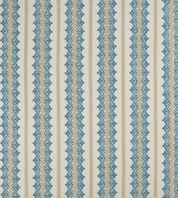 Basholi Fabric by Nina Campbell Indigo