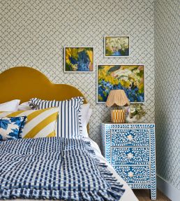 Basket Weave Fabric by Harlequin Lapis/Sky