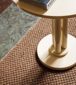 Layered Basket Weave rug Brown PLSIBR140200 Brown
