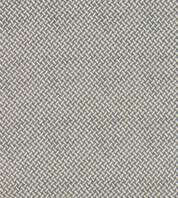 Basketweave Fabric by Mulberry Home Blue