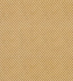Basketweave Fabric by Mulberry Home Ochre