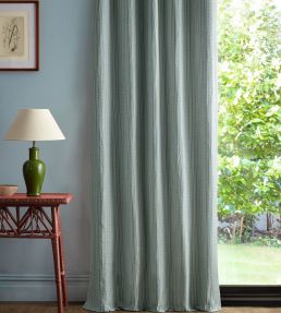 Batak Check Fabric by Sanderson Udaipur Blue