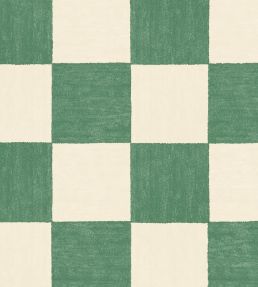 Battenberg Wallpaper by Woodchip & Magnolia Spinach Green