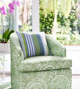 Bay Point Fabric by Thibaut Leaf