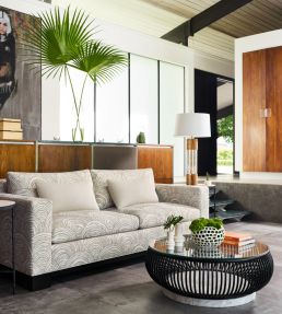 Bay Point Fabric by Thibaut Mimosa