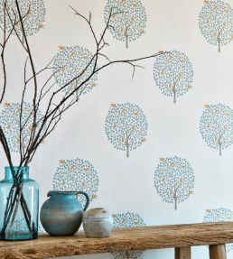 Bay Tree Wallpaper by Sanderson Dijon/Mole