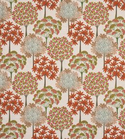 Baywood Fabric by Jane Churchill Red