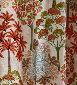 Baywood Fabric by Jane Churchill Red