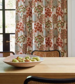 Baywood Fabric by Jane Churchill Red