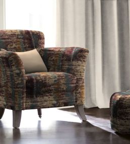 Bazaar Fabric by Arley House Aubergine