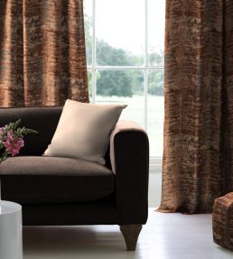 Bazaar Fabric by Arley House Rust