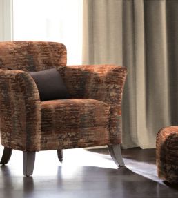 Bazaar Fabric by Arley House Rust
