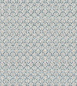 Beata Wallpaper by Sandberg Misty Blue