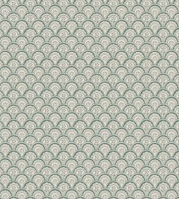 Beata Wallpaper by Sandberg Moss Green