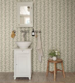 Beatrice Wallpaper by Sandberg Light Green