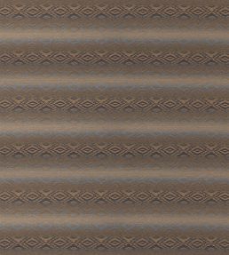 Beaumaris Fabric by Mulberry Home Granite/Blue