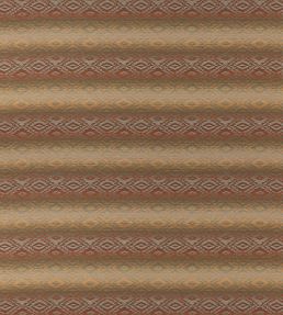 Beaumaris Fabric by Mulberry Home Russet/Gold