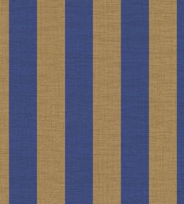 Beausoleil Wallpaper by Casamance Bleu Roi Bronze