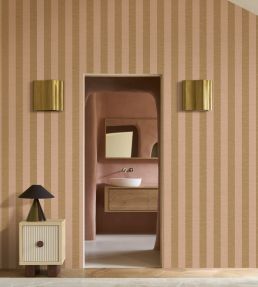 Beausoleil Wallpaper by Casamance Fauve Peau De Peche