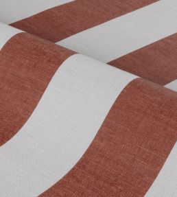 Beausoleil Wallpaper by Casamance Rouge Carmin Blanc Petale