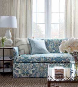 Beckley Stripe Fabric by Anna French Blue