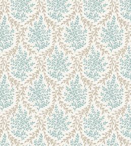 Bedgebury Fabric by Nina Campbell Aqua/Beige