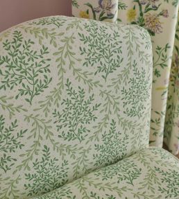 Bedgebury Fabric by Nina Campbell Red/Teal
