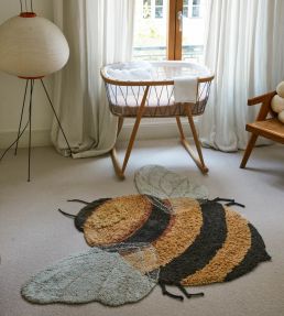 Lorena Canals Bee rug Honey/Dark Grey C-BEE Honey/Dark Grey