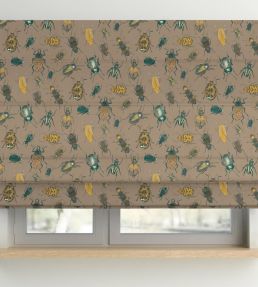 Beetle Fabric by Arley House Bronze
