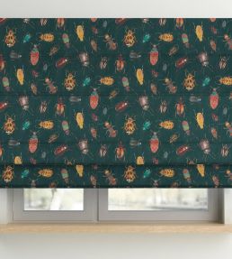 Beetle Fabric by Arley House Emerald