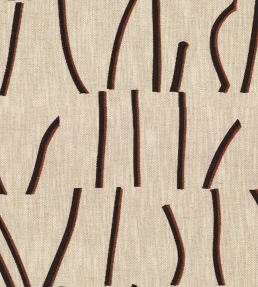 Bejuco Fabric by Casamance Acajou Noir