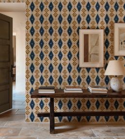 Beldi Rugs Wallpaper by Coordonne Ultramarine