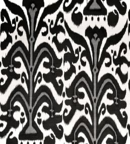 Belfour Fabric by Christopher Farr Cloth Charcoal