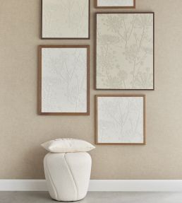 Belgian Linen Wallpaper by Eijffinger White/Cream