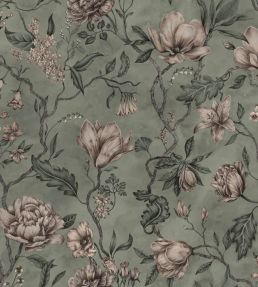 Belinda Wallpaper by Sandberg Garden Green