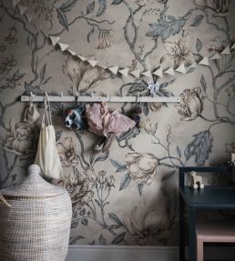 Belinda Wallpaper by Sandberg Garden Green
