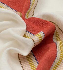 Belize Fabric by Nobilis Red
