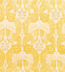 Belle De Nuit Fabric by Christopher Farr Cloth Lemon