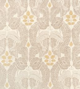 Belle De Nuit Fabric by Christopher Farr Cloth Natural