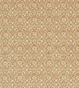 Bellflowers Weave Fabric by Morris & Co Bark