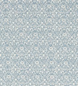Bellflowers Weave Fabric by Morris & Co Mineral Blue